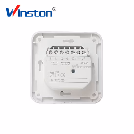 2 Position Room Thermostat Electrical Floor Heating Mechanical Bi Metal Temperature Controller with Sensor