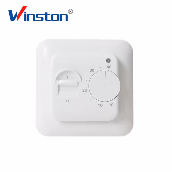 2 Position Room Thermostat Electrical Floor Heating Mechanical Bi Metal Temperature Controller with Sensor