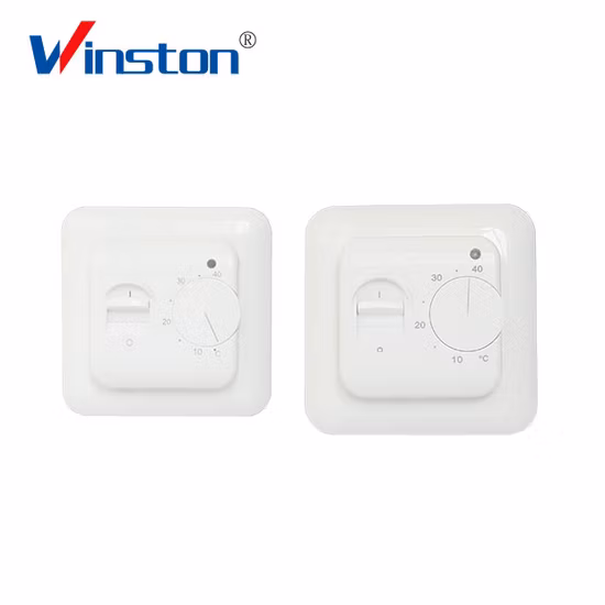 2 Position Room Thermostat Electrical Floor Heating Mechanical Bi Metal Temperature Controller with Sensor